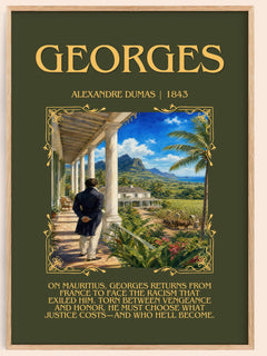 Georges Minimalist Book Poster by Alexandre Dumas – image 1