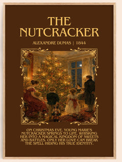 The Nutcracker Minimalist Book Poster by Alexandre Dumas – image 1