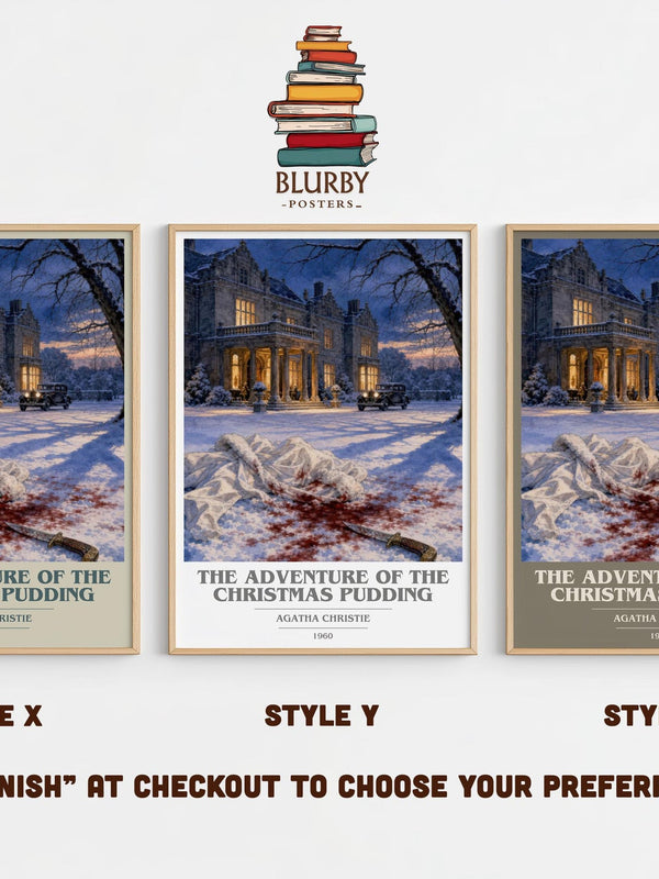 Adventure Of The Christmas Pudding Book Cover Poster by A. Christie