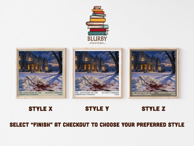 Adventure Of The Christmas Pudding Literary Art Print by A. Christie