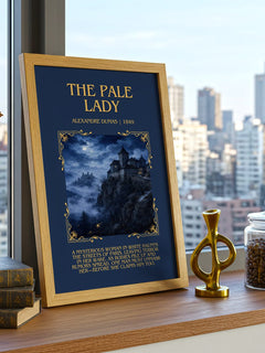 The Pale Lady Minimalist Book Poster by Alexandre Dumas – image 3