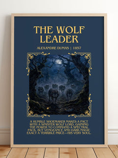 The Wolf Leader Minimalist Book Poster by Alexandre Dumas – image 2