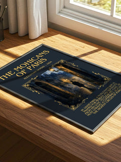 The Mohicans Of Paris Minimalist Book Poster by Alexandre Dumas – image 4