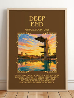 Deep End Minimalist Book Poster by Ali Hazelwood – image 2