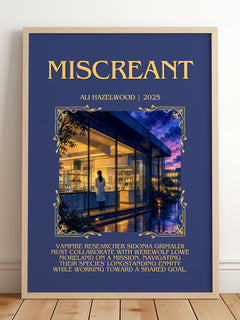 Miscreant Minimalist Book Poster by Ali Hazelwood – image 2