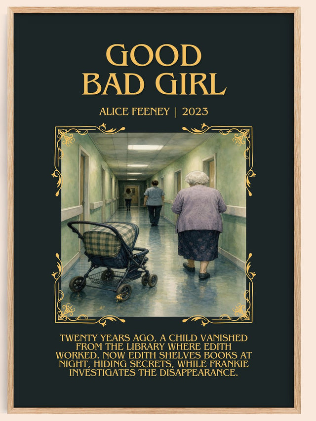Good Bad Girl Minimalist Book Poster by Alice Feeney