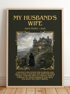 My Husband'S Wife Minimalist Book Poster by Alice Feeney – image 2