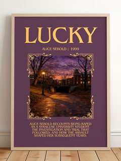 Lucky Minimalist Book Poster by Alice Sebold – image 2