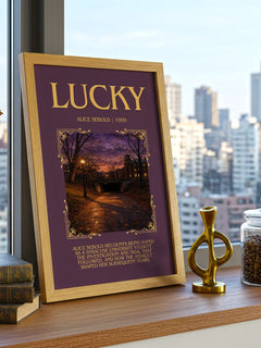 Lucky Minimalist Book Poster by Alice Sebold – image 3