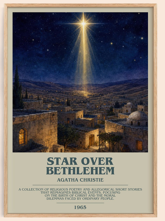 Star Over Bethlehem Bookish Wall Art by Agatha Christie