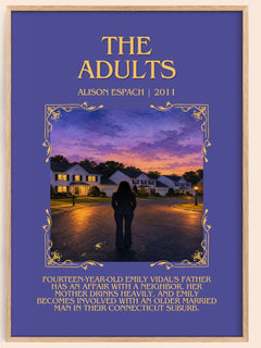 The Adults Minimalist Book Poster by Alison Espach – image 1