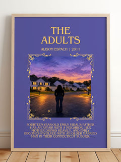 The Adults Minimalist Book Poster by Alison Espach – image 2