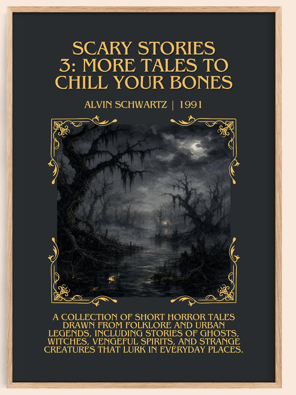 Scary Stories 3: More Tales To Chill Your Bones Minimalist Book – book poster