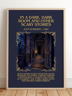 In A Dark, Dark Room And Other Scary Stories Minimalist Book Poster – – image 2