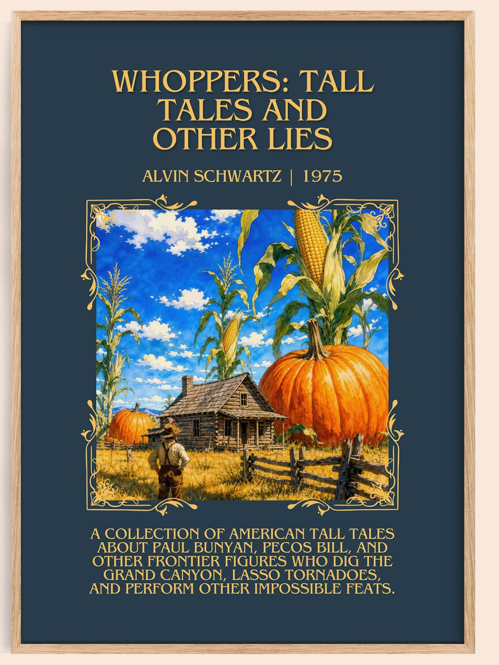 Whoppers: Tall Tales And Other Lies Minimalist Book Poster – book poster