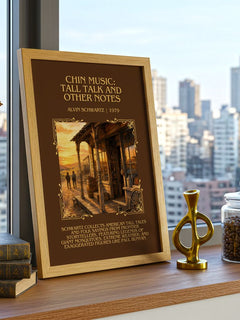 Chin Music: Tall Talk And Other Notes Minimalist Book Poster – A. – image 3
