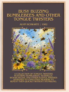 Busy Buzzing Bumblebees And Other Tongue Twisters Minimalist Book – image 1