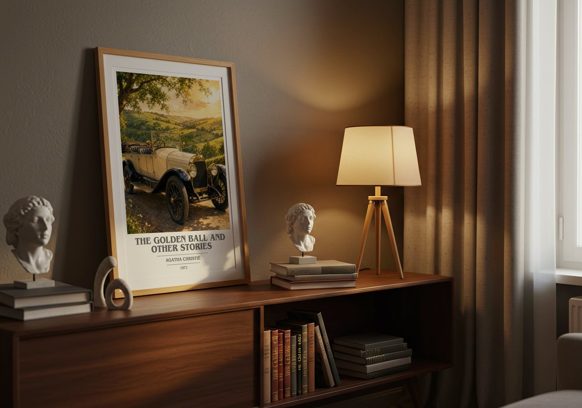 The Golden Ball And Other Stories book cover book poster framed on wall – mystery wall art