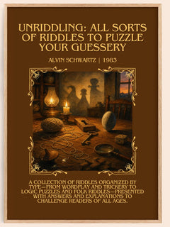 Unriddling: All Sorts Of Riddles To Puzzle Your Guessery Minimalist – image 1