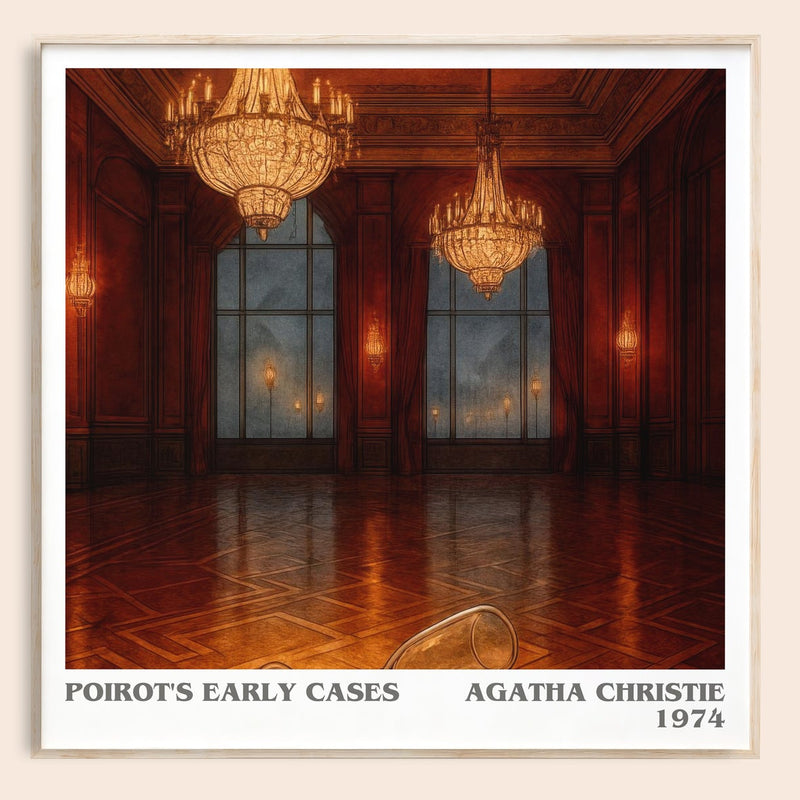 Poirot'S Early Cases Literary Art Print by Agatha Christie