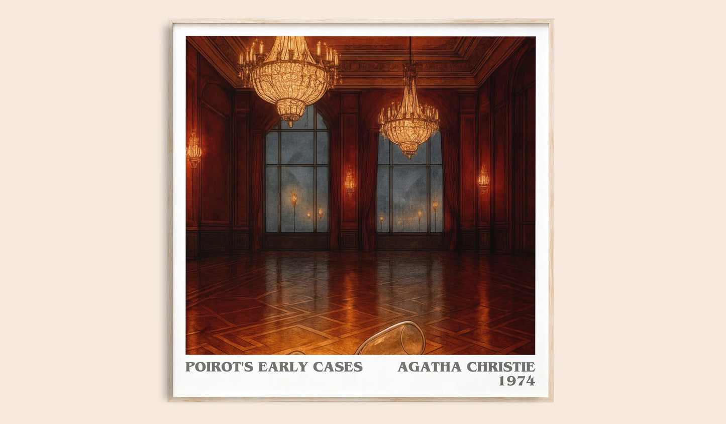 Poirot'S Early Cases Literary Art Print by Agatha Christie