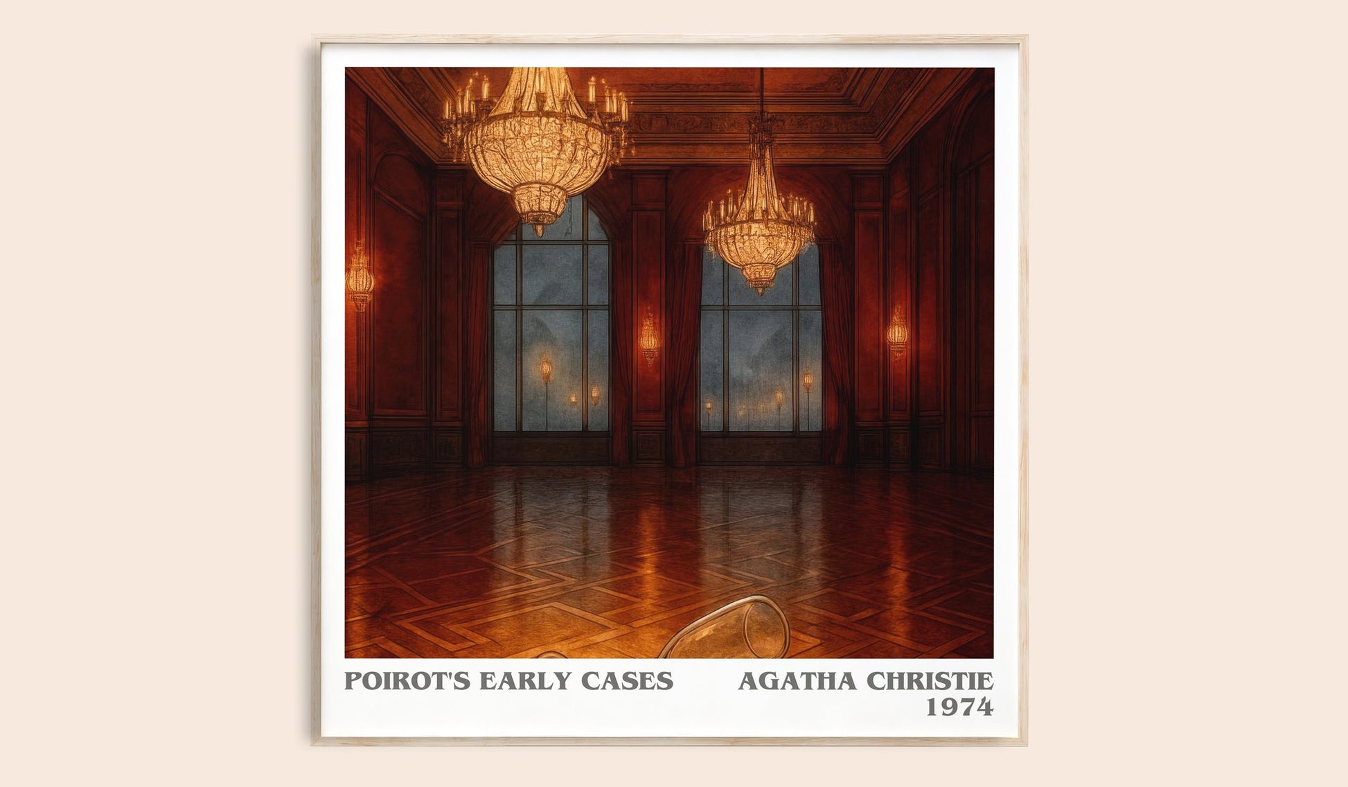 Poirot'S Early Cases Literary Art Print by Agatha Christie