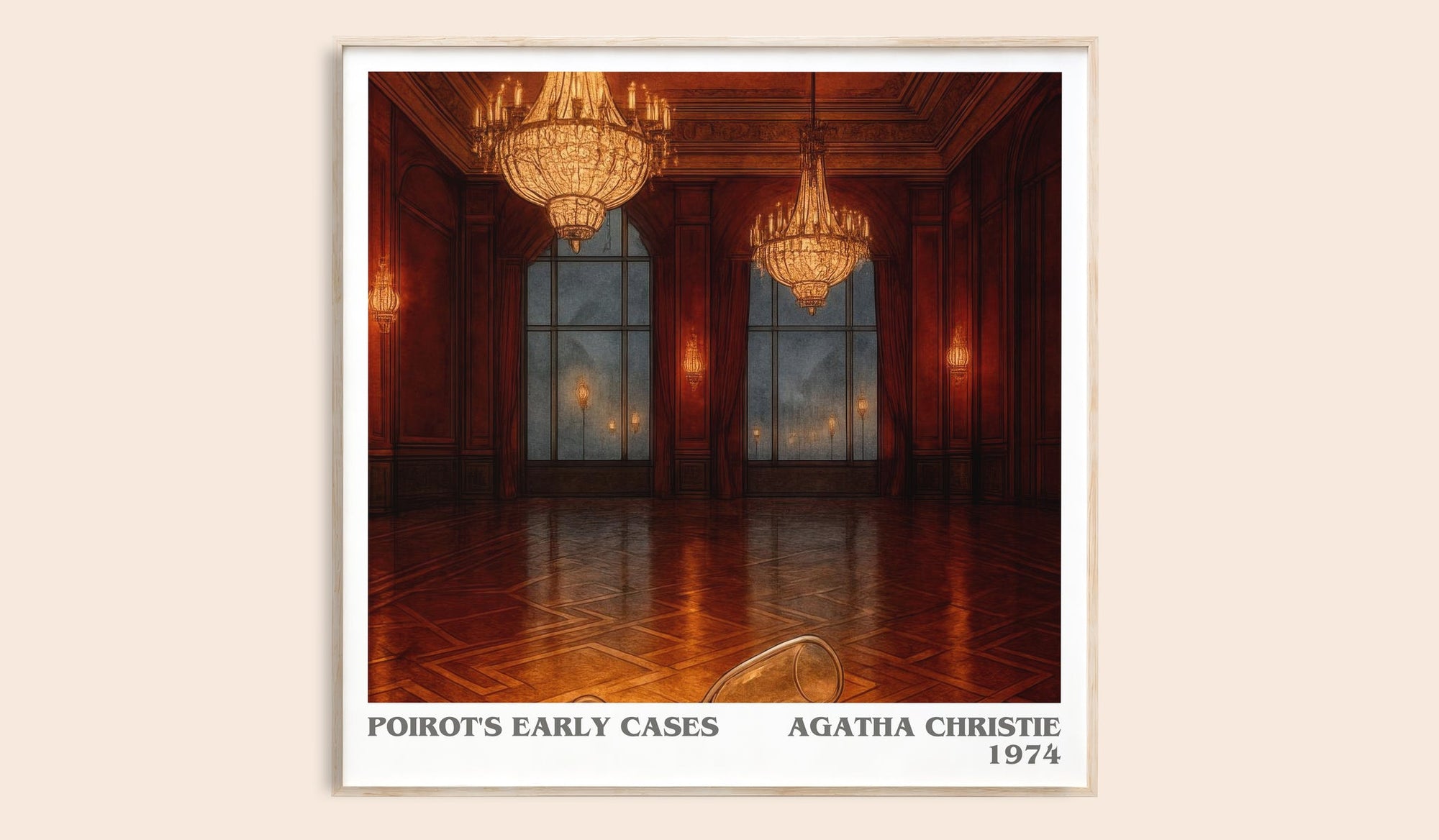 Poirot'S Early Cases Literary Art Print by Agatha Christie