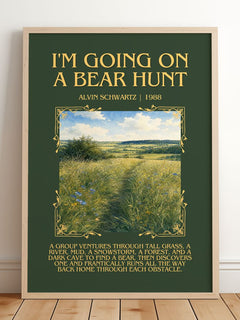 I'M Going On A Bear Hunt Minimalist Book Poster by Alvin Schwartz – image 2