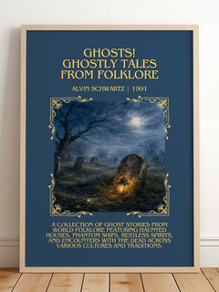 Ghosts! Ghostly Tales From Folklore Minimalist Book Poster – A. – image 2