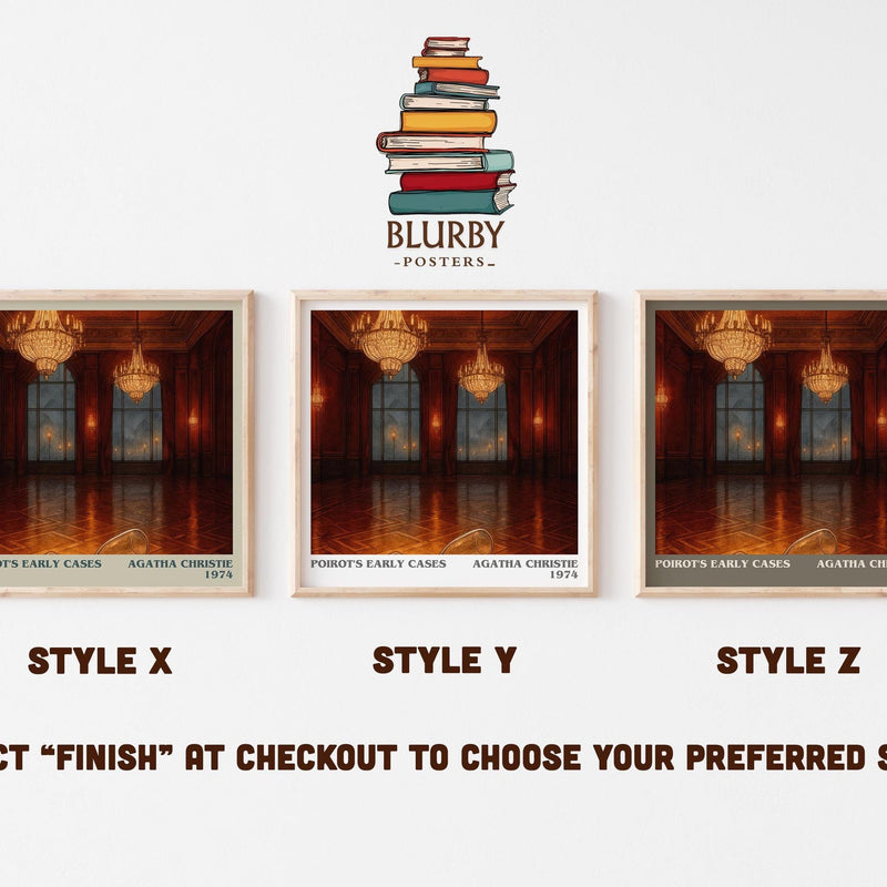 Poirot'S Early Cases Literary Art Print by Agatha Christie