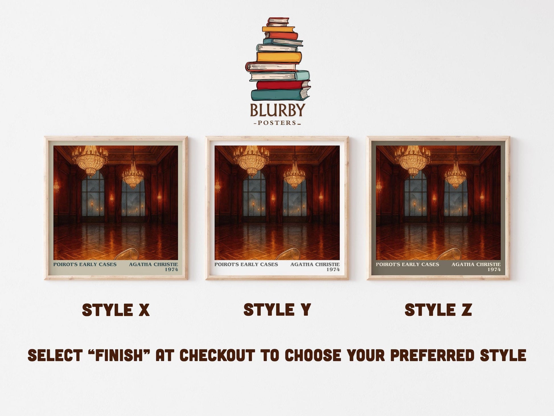 Poirot'S Early Cases Literary Art Print by Agatha Christie