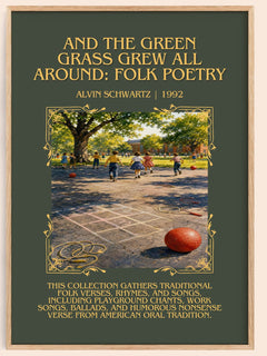 And The Green Grass Grew All Around: Folk Poetry Minimalist Book – image 1