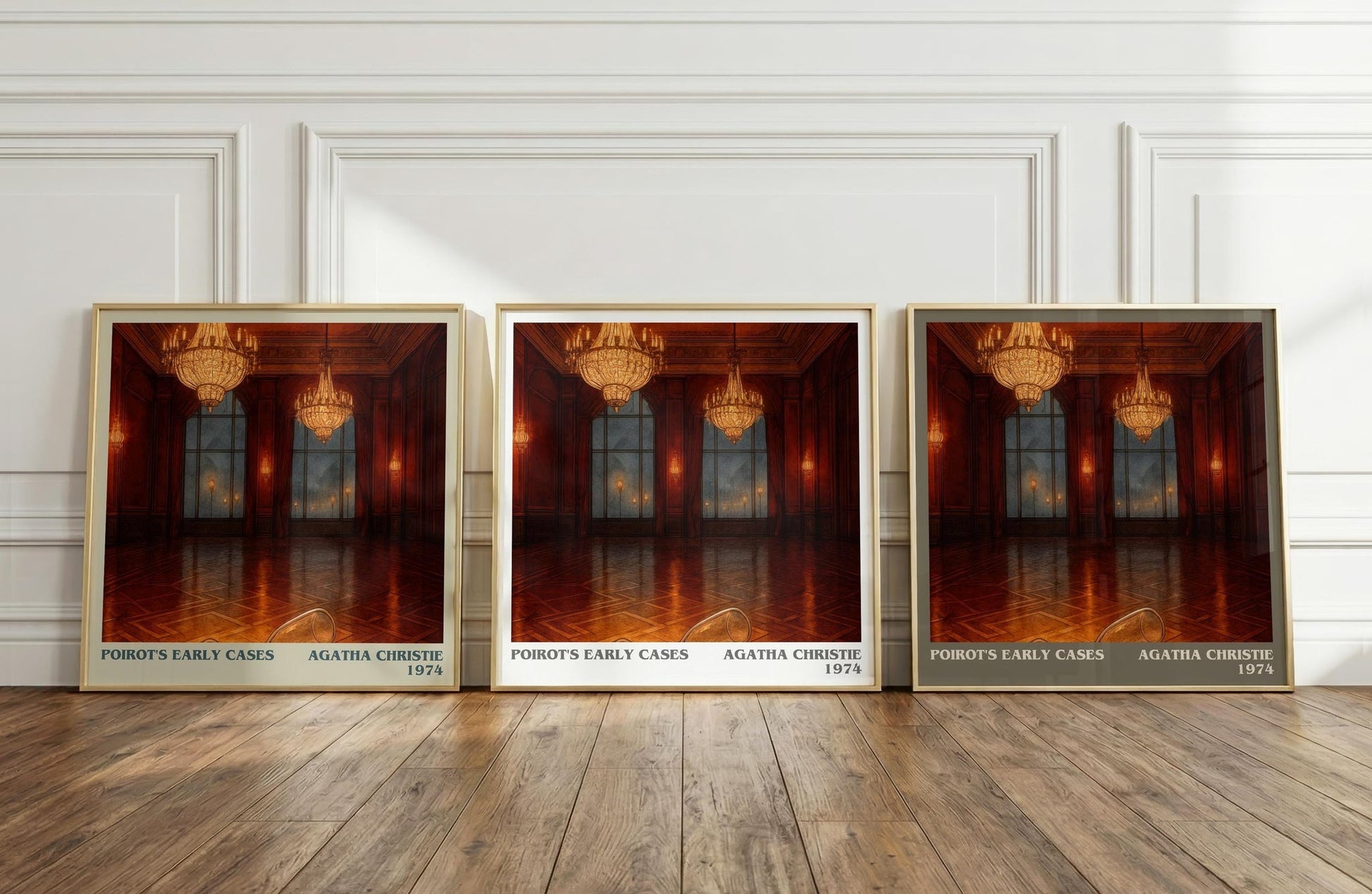 Poirot'S Early Cases Literary Art Print by Agatha Christie