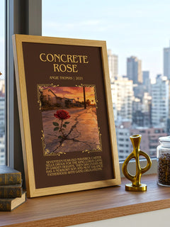 Concrete Rose Minimalist Book Poster by Angie Thomas – image 3
