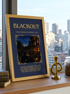 Blackout Minimalist Book Poster by Angie Thomas (Co-Author) – image 3