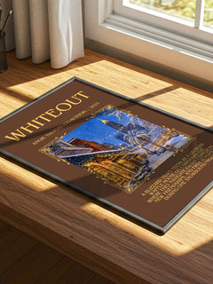 Whiteout Minimalist Book Poster by Angie Thomas (Co-Author) – image 4
