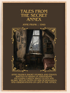 Tales From The Secret Annex Minimalist Book Poster by Anne Frank – image 1