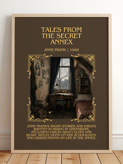 Tales From The Secret Annex Minimalist Book Poster by Anne Frank – image 2