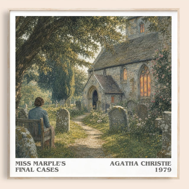 Miss Marple'S Final Cases Literary Art Print by Agatha Christie
