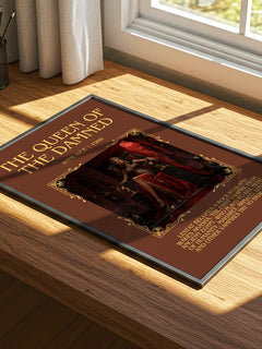 The Queen Of The Damned Minimalist Book Poster by Anne Rice – image 4