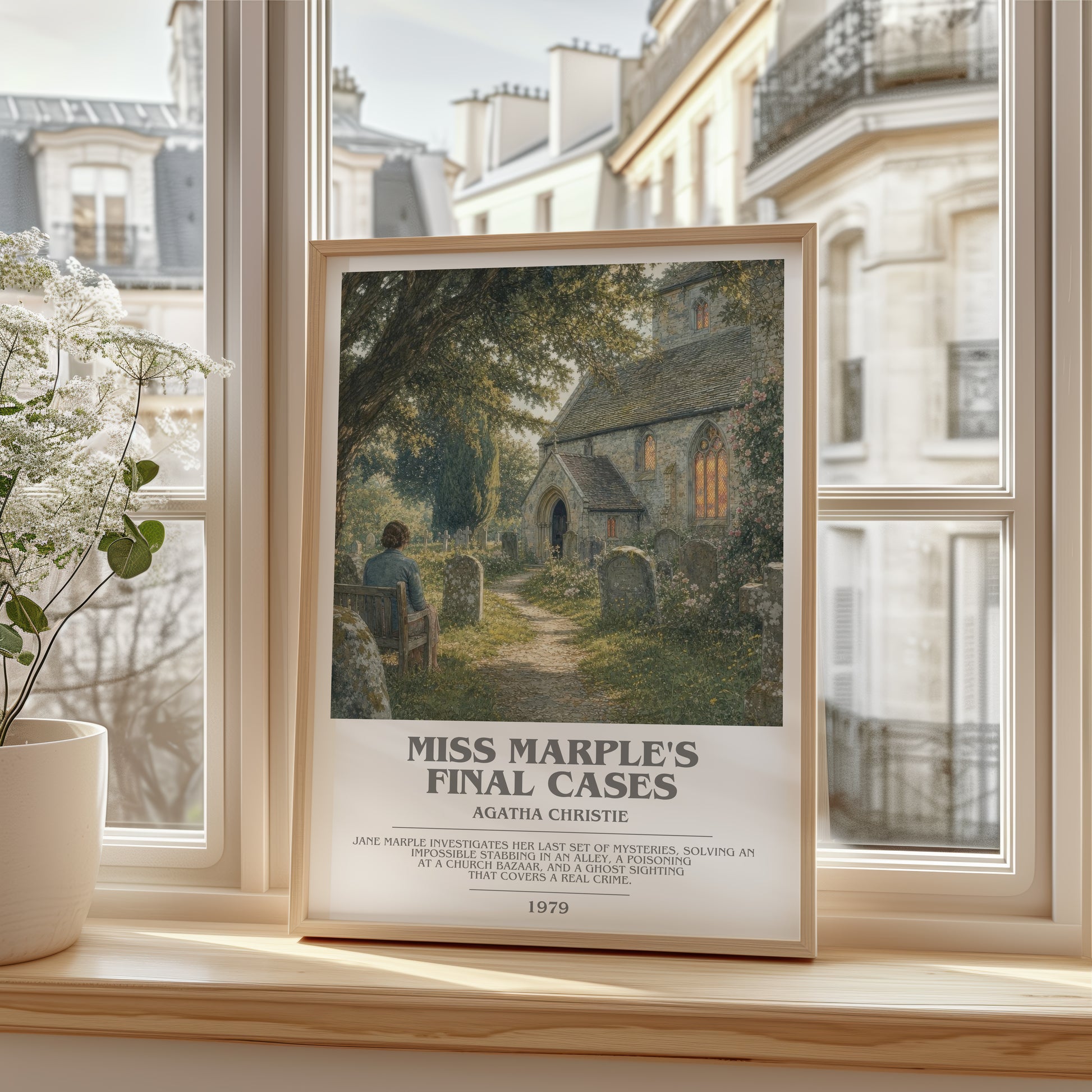 Miss Marple'S Final Cases bookish poster colour and style options – Agatha Christie book art