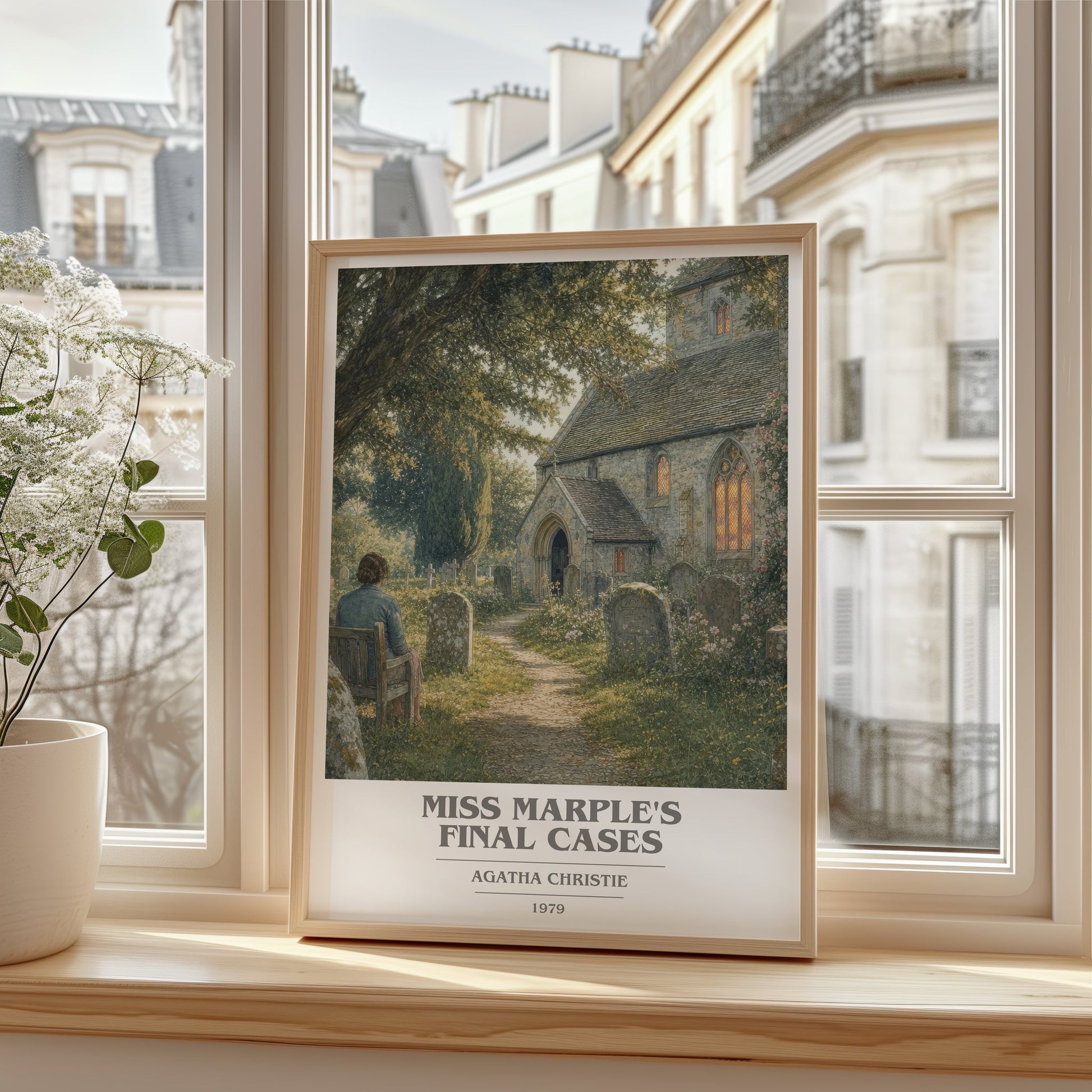Miss Marple'S Final Cases book cover poster colour and style options – Agatha Christie book art