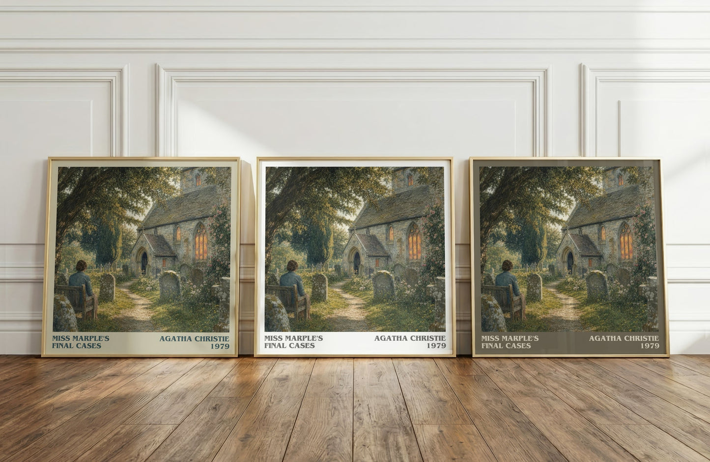 Miss Marple'S Final Cases literary art print colour and style options – Agatha Christie book art