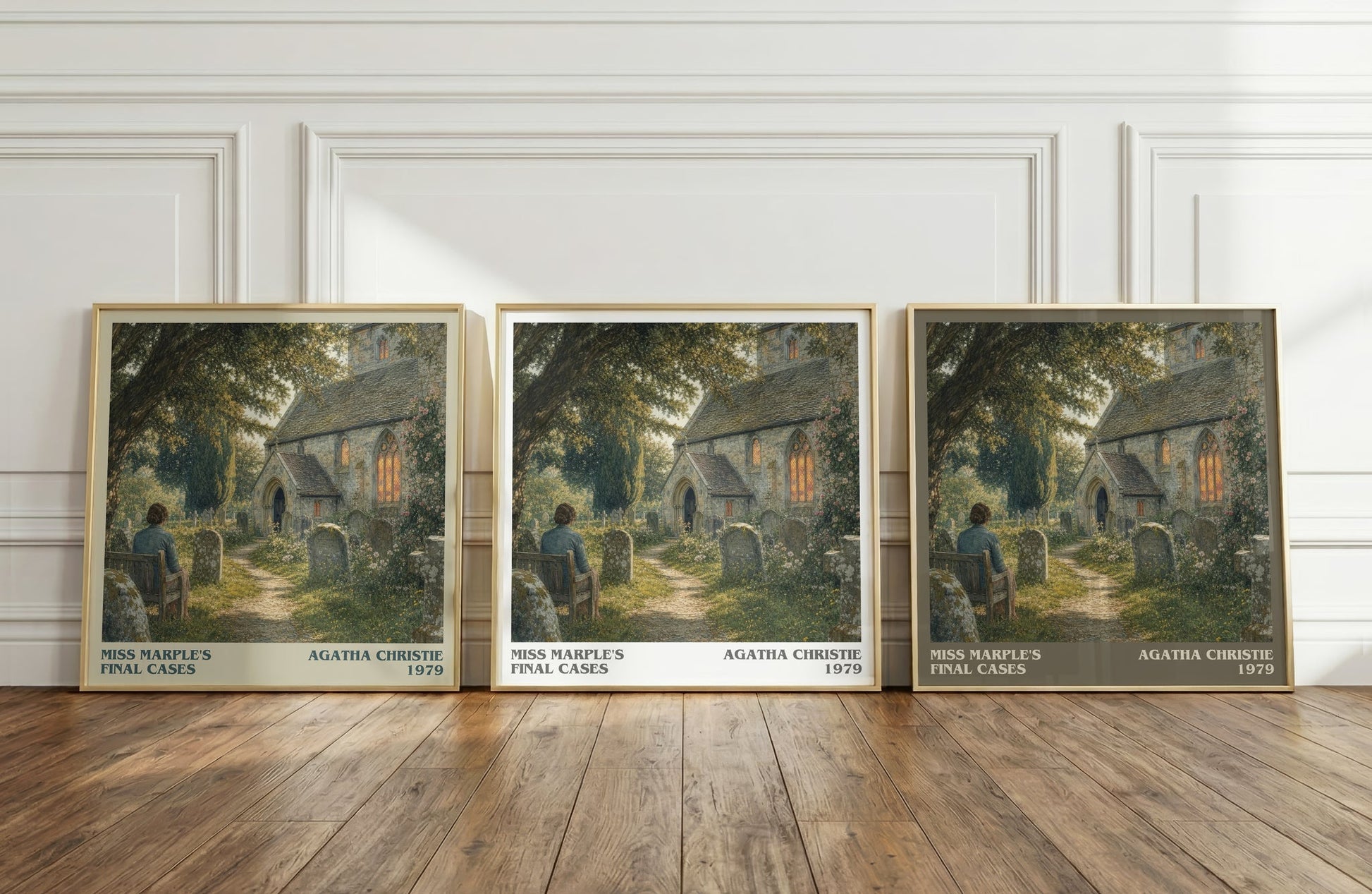 Miss Marple'S Final Cases literary art print colour and style options – Agatha Christie book art