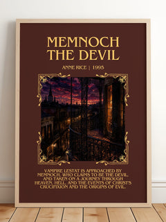 Memnoch The Devil Minimalist Book Poster by Anne Rice – image 2