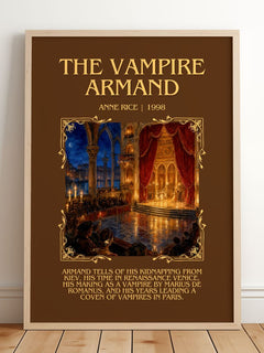 The Vampire Armand Minimalist Book Poster by Anne Rice – image 2