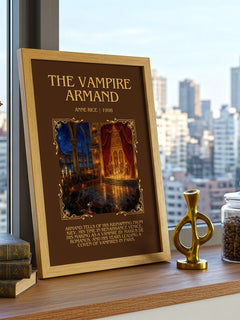 The Vampire Armand Minimalist Book Poster by Anne Rice – image 3
