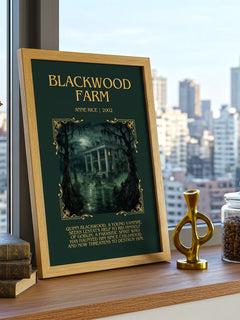 Blackwood Farm Minimalist Book Poster by Anne Rice – image 3