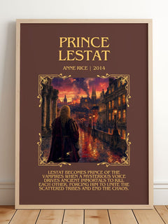 Prince Lestat Minimalist Book Poster by Anne Rice – image 2