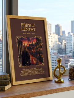 Prince Lestat Minimalist Book Poster by Anne Rice – image 3